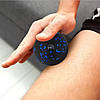 Масажний м'яч PowerPlay PP-4351 Epp Massage Ball (d10) Чорно/Синій, фото 4