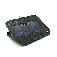 Підставка під ноутбук IceCoorel N106, 10-18", 2*125 mm 1400 ± 10% RPM, корпус пластик + алюміній, 2xUSB 2.0,