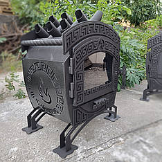 Булер'ян "Кратос-6" зі склом і вторинним допалюванням пічних газів, сталь 4-8мм