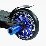 Трюковий самокат Best Scooter 54528, колеса PU 110 мм, ABEC 9, висота 84 см, з пегами, фото 5