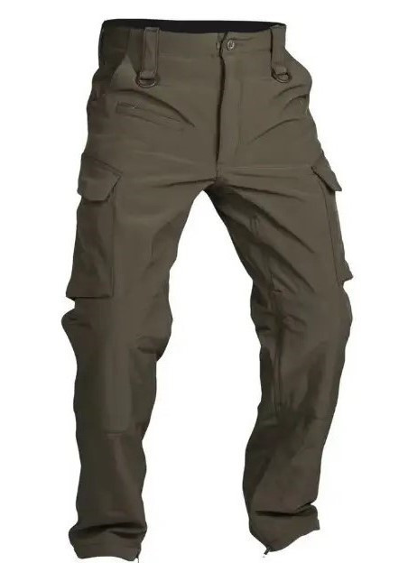 Штани Mil-Tec Softshell Explorer водонепроникні зимові Olive 11360001, фото 1