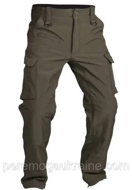 Штани Mil-Tec Softshell Explorer водонепроникні зимові Olive 11360001 XL