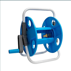 Котушка для шлангу Garden season «Blue brass» з латунними адаптерами