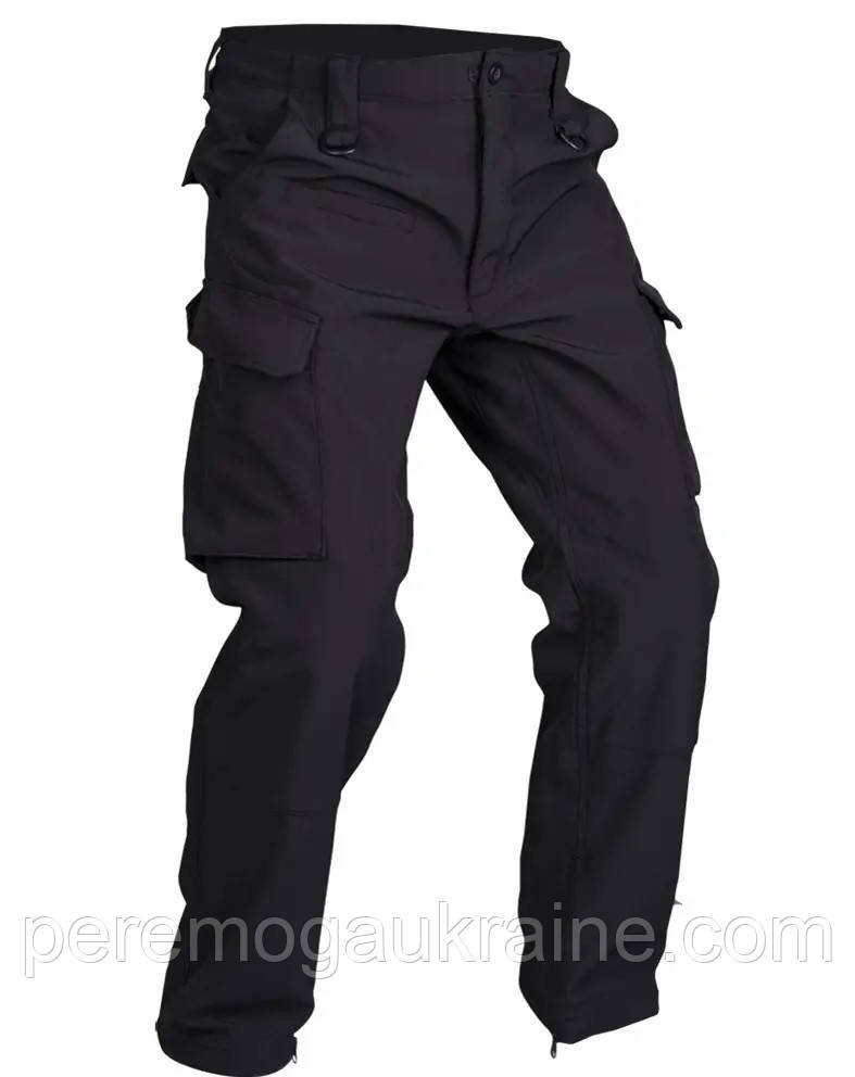 Штани Softshell зимові водонепроникні Black Mil-tec 11360002