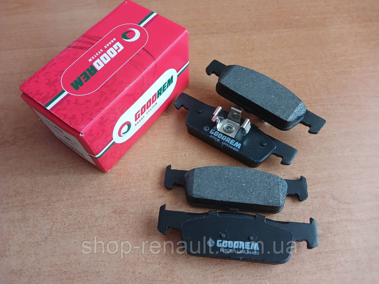 Колодки гальмівні передні Logan II 1.2-1.5DCI 410602581R GOODREM RM1218