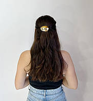 Шпилька для волосся Finding Заколка-автомат для волосся раковина ракушка Золотистий 61 мм х 42 мм х 15 мм