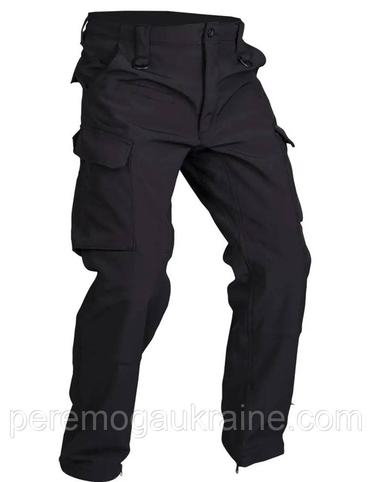 Штани Softshell зимові водонепроникні Black Mil-tec 11360002 L