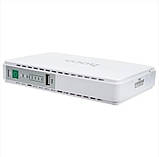 Повербанк для Роутерів Hoco DB25 8800mAh 5V+9/12V Smart Mini UPS білий, фото 4
