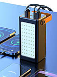 Повербанк Bilitong S-06 8000 mAh 2,1A 4USB Lightning/Micro/Type-C, 2 LED Light, 4 Кабелі (білий), фото 4