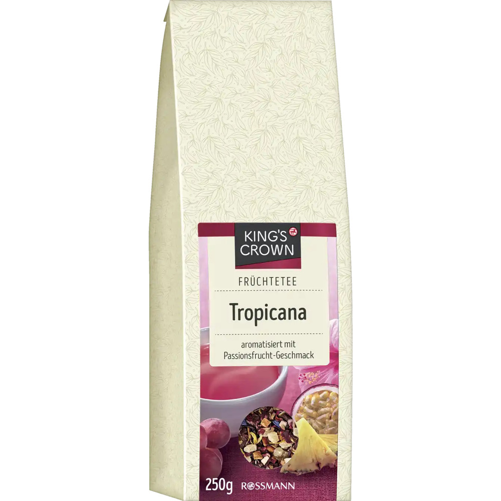 Чай Тропічний KING'S CROWN Früchtetee Tropicana 250g