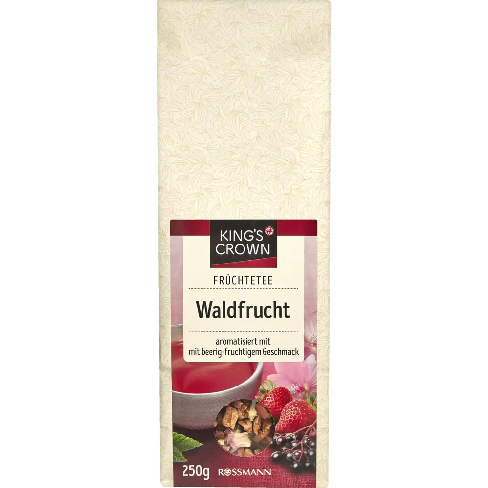 Чай ягідний KING'S CROWN Früchtetee Waldfrucht 250g