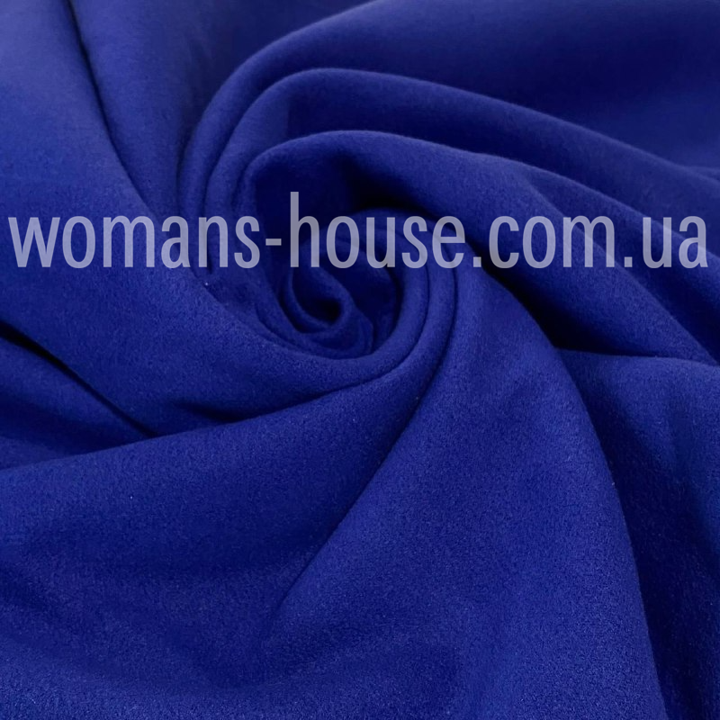 Ткань кашемір (пальтова) Синій Електрик, фото 1