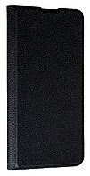Кожаный чехол книжка Fibra case на Xiaomi 14T Pro / черный