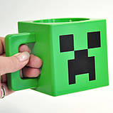 Кружка-кухоль чашка Майнкрафт Кріпер Minecraft Creeper Зелена, фото 2