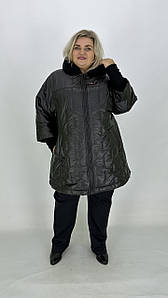 Демісезонна курточка вільного крою "Вінтер" (плащівка+синтепон)  66-68  70-72 74-76