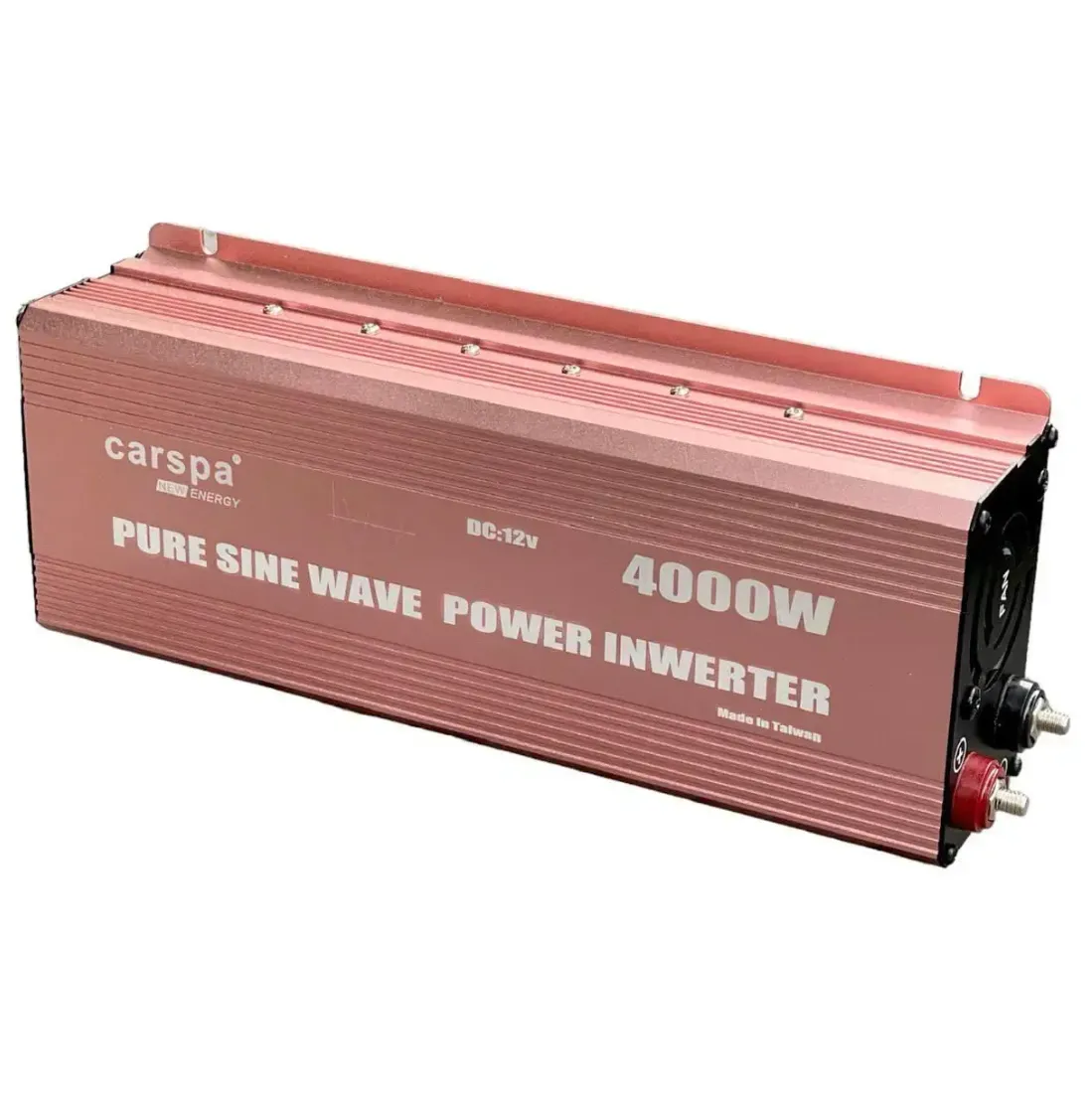Інвертор напруги CarSpa 4000 Вт 12V-220V Перетворювач із чистою синусоїдою
