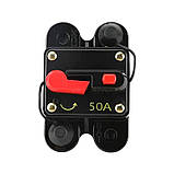 Запобіжник автоматичний 12-48В 50А автомат Вологозахист IP67, фото 6