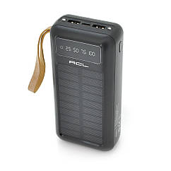 DR Powerbank ACL PW-61 30000mAh, SOLAR, Type-C/Lighting/Micro/USB, Black, Box