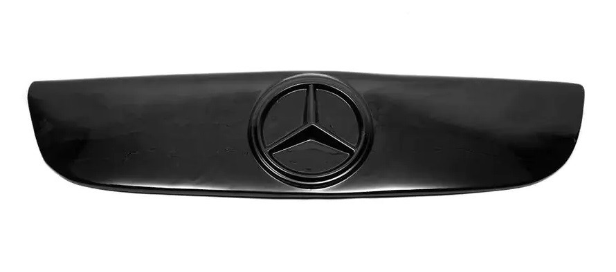 Зимова накладка на Mercedes Sprinter W906 2006-2013 Мерседес Спрінтер (Верхня глянцева на решітку з кріпленнями), фото 1