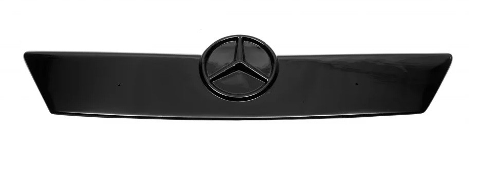 Зимова накладка на Mercedes Sprinter 901-904 2000-2002 Мерседес Спрінтер (Верхня глянцева на решітку з кріпленнями), фото 1