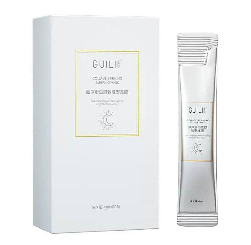 Набір нічних масок для обличчя Guili collagen firming sleeping mask, (20 шт., х 4 мл.)