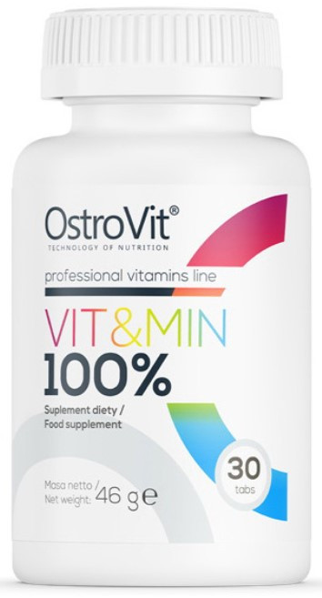 Мультивітаміни OstroVit Vit Min 100% 30 таблеток