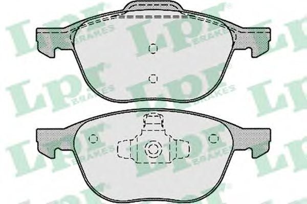Гальмівнi колодки дисковi перед. Ford Focus II 04-/ Mazda Premacy 2.0 05-