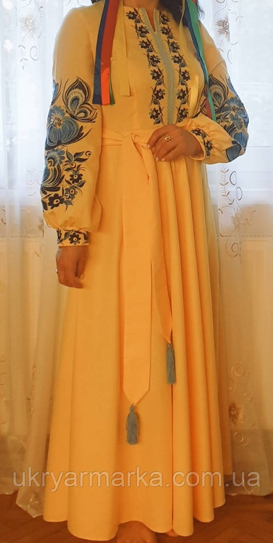 Вишита сукня "Петриківська красуня", фото 1