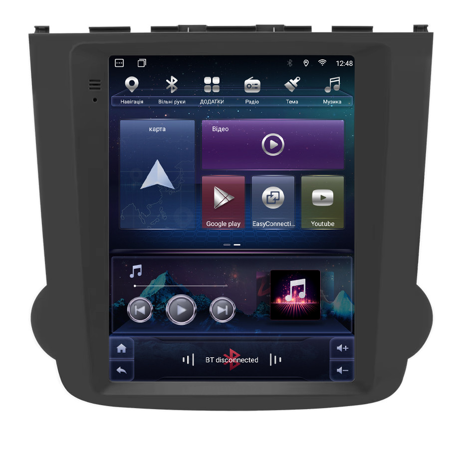 Штатна магнітола для Honda CR-V 3 2007-2012 (high-end) Tesla Style на Android