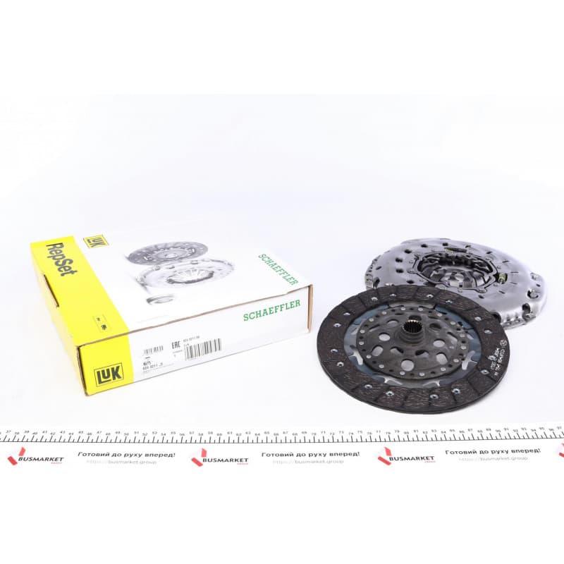 Комплект зчеплення Renault Megane II/III/Scenic II/III 1.9dCi 02- (d=240 mm), фото 1