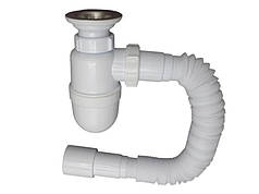 Сифон для раковини (умивальника) 11/2"х40 з литим випуском MILLZ