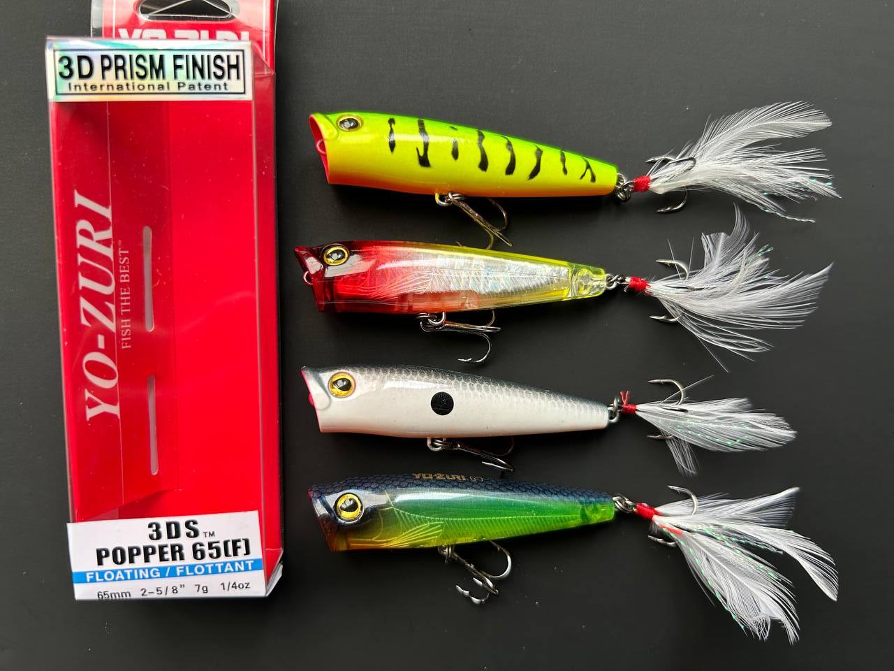 Набір Воблер Fishing  3DS Popper 65F 65mm 7g (набір 4шт)