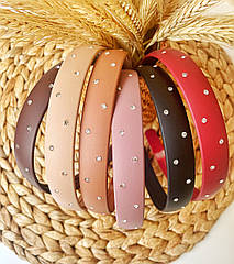 Обручи для волосся каучук 0.7 см 12 шт/уп КОЛЬОРОВІ