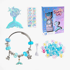 Набір прикрас для дівчаток (браслет, заколка, накладні нігті, намистини) РХ 66091