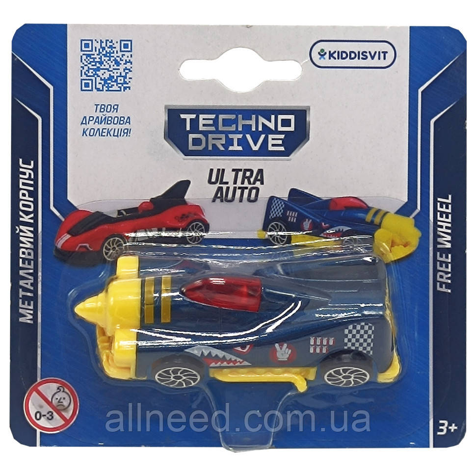 Ігрова мінімашинка Ultra Auto 250321W-11 металевий корпус
