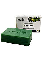 Мило Алеппське 130 гр, Алеппське мило з лавровим маслом, Алеппське мило ручної роботи ТМ Cocos