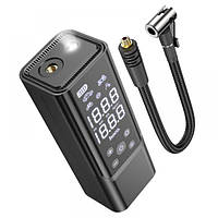 Компресор HOCO ZP7 12V/5000mAh/570г(без кабеля)/ліхтар/10,3бар/65x56x176мм
