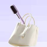 Гребінець випрямляч для волосся Фіолетова, фото 3