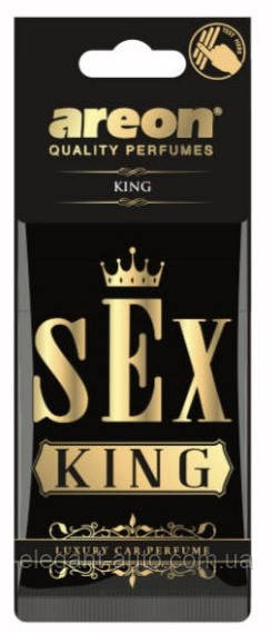 Освіжувач сухий лист - "Areon" - SEX - King (Король) (10шт/уп)