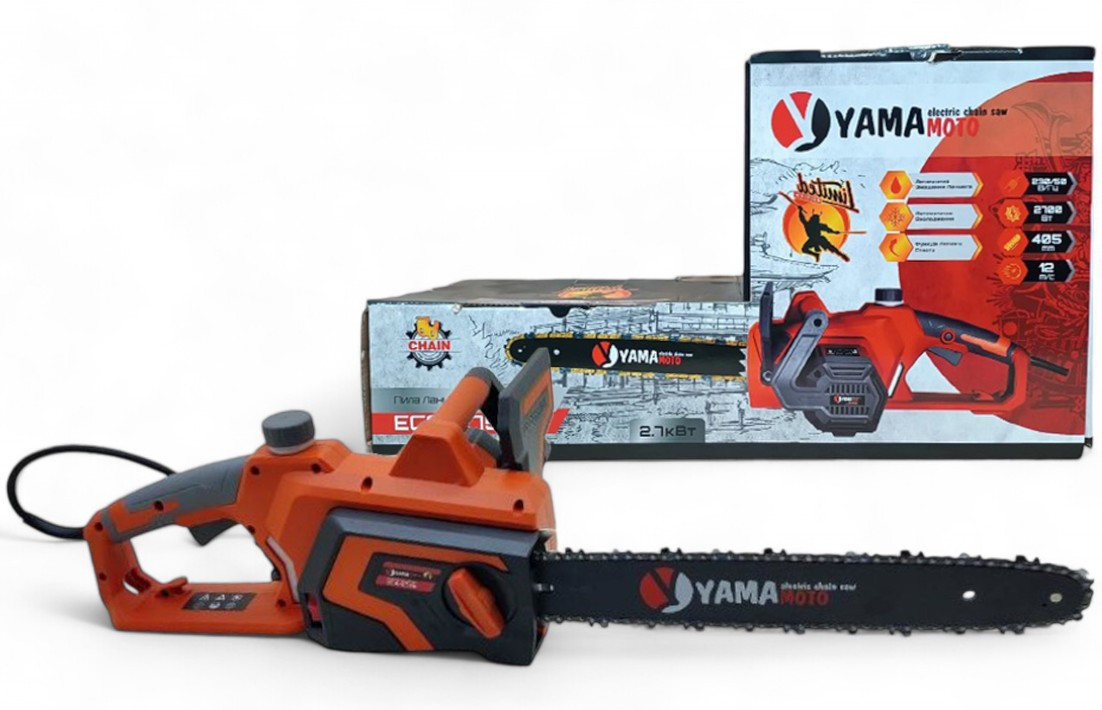 Електропила ланцюгова Yamamoto ECS-2750 (2700W, шина 405 мм, ЯПОНІЯ)