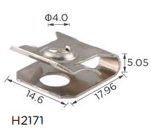 Скоба H2171 під гвинт L-17,96x14,6 D=4 (W715835S300, W715835-S300, 1069428, 16215)( уп. 100 шт.)