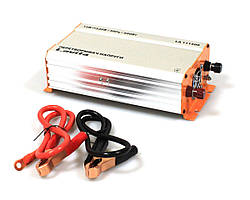 Перетворювач 12V -220V/500W/1000W Модиф. сунус +1USB +1 Розетка + Клеми + Прикурка "Lavita" LA111500