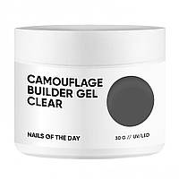 Гель для нарощування нігтів NAILSOFTHEDAY Camouflage Clear, 30 мл