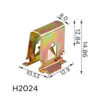 Скоба H2024 BMW (51437194187,51431928893,54210390587,54218195800) (уп. 100 шт.)