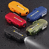 Імпульсна запальничка USB з ліхтарем водонепроникна з подвійним електро імпульсом Камуфляж KT6007909, фото 7