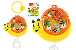 Брязкальце підвіска Равлик музична на блістері 7705 швидка відпрака