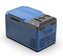 Холодильник 19л 12/24/110/220V 60W компрессорний Bluetooth,АКБ (15600 mAh) "Brevia" 22150