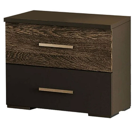 Тумба приліжкова Лілія Нова Антрацит/Дуб гранж колоніальний Свiт Меблiв купити в Одесі, Україні