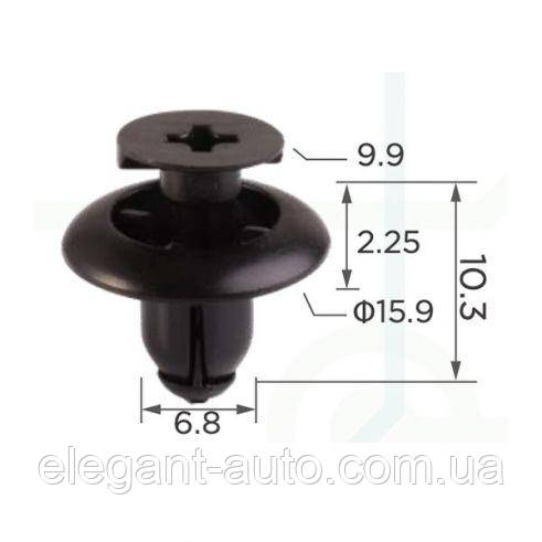 Фіксатор C0390 натискний/розпірний Lexus Toyota 9046707146 9046707152B1 (100шт)