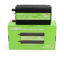 Перетворювач 12V -220V/1500W Модиф. синус з функцією UPS+1USB +1Розетка "Tossa" TAU1500L-1500W